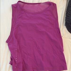 Women's Purple Sleeveless Top